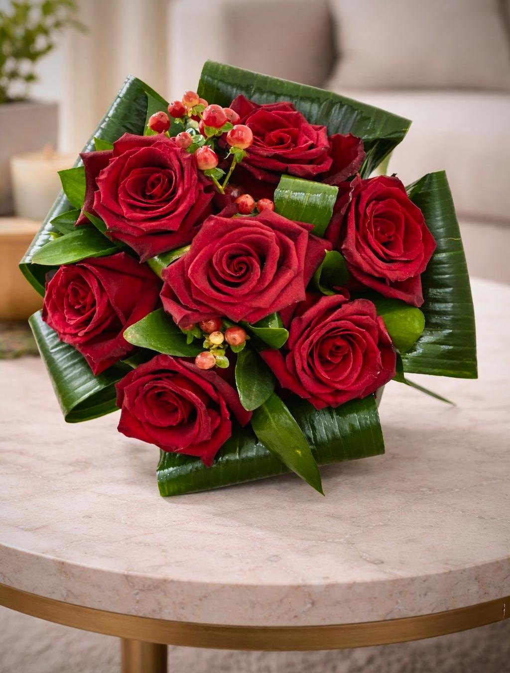 Bouquet 7 Rosas Equador