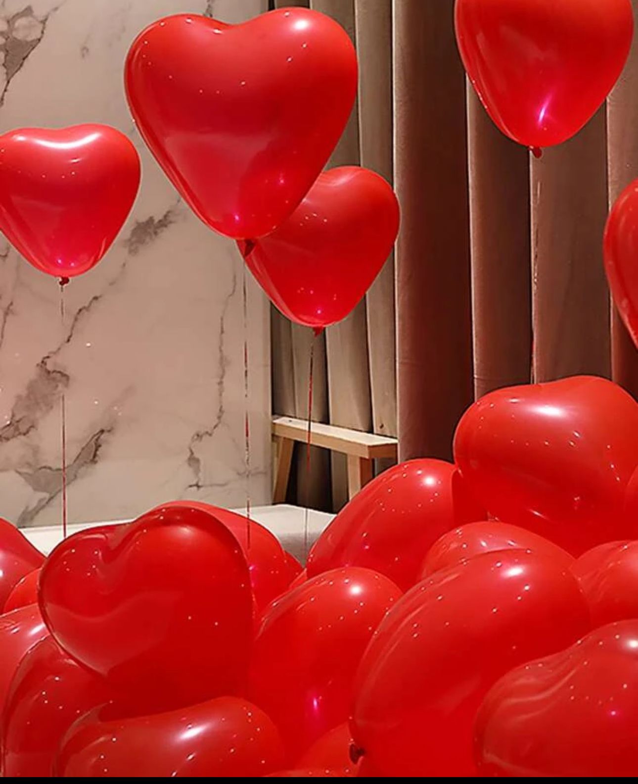Balão formato coração