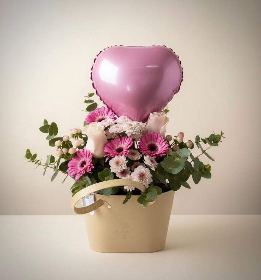 Bag flor variada C/Balão