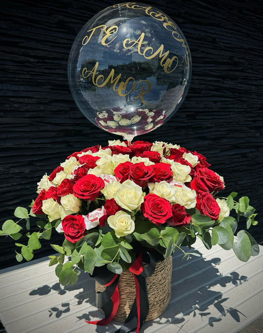 Mega Cesta 25 Rosa (ou+) personalizável